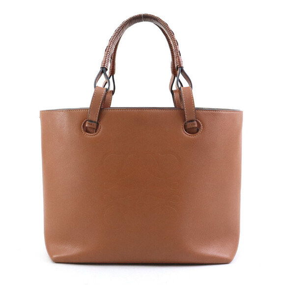 LOEWE Brown Leather Shoulder Bag - Picture 1 of 5